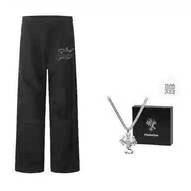 梁拌泡菜 纯棉宽松廓形休闲裤 男女同款 灰绿色