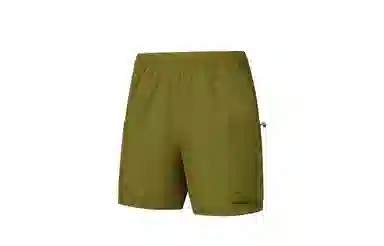 乔丹 纯色中腰透气百搭直筒运动短裤 男款 柳堤绿