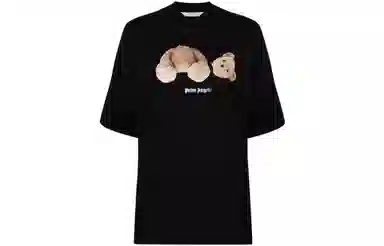 Palm Angels Decapitated Bear Logo T-Shirt Black