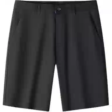 梦特娇 中腰透气排汗纯色简约五分百搭微弹舒适休闲短裤 男款