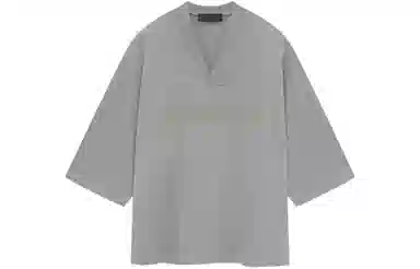 Fear of God Essentials SS24 Football Tee Dark Heather Oatmeal