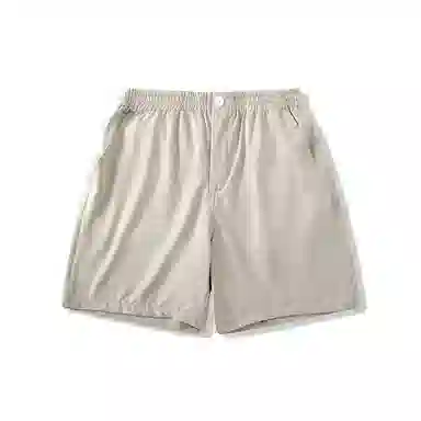 我是大卫 百搭宽松直筒舒适百搭休闲短裤 男款 浅灰色