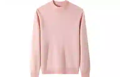 恒源祥 纯色半高领针织套头毛衣 女款