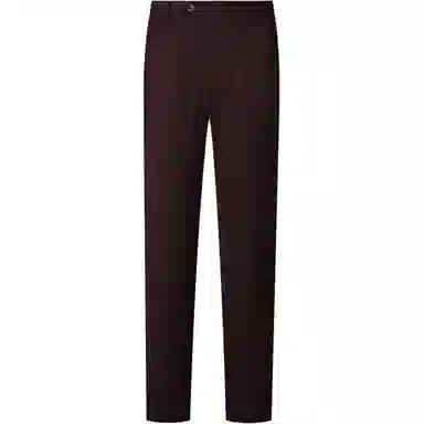 佛朗尼·齐拉 直筒通勤百搭休闲裤 男款 紫棠色