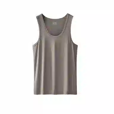 对你的私语 纯色亲肤凉感柔软透气背心 男款