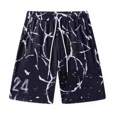 FireMonkey Retro Basketball Shorts Black