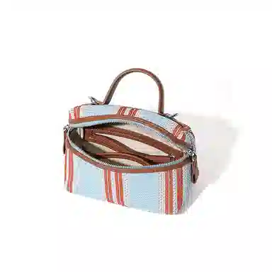 MASTER CANVAS Stripe Tote Bag Blue