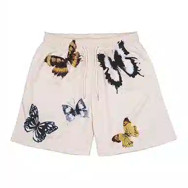 Material Formula Loose Fit Basketball Pants Beige