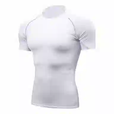 浪莎 圆领男士短袖运动跑步健身衣 男款