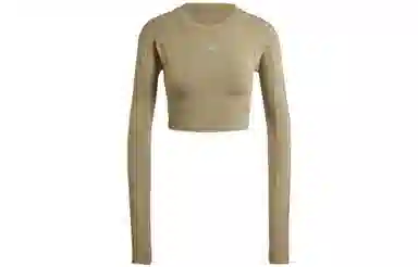 adidas x Stella McCartney Truestrength Cropped Long Sleeve T