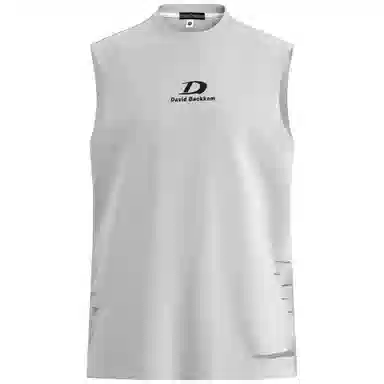 大卫贝肯 美式字母印花无袖宽松百搭背心 男女同款