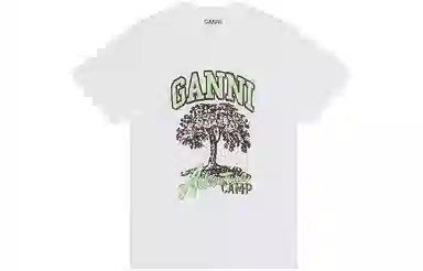 GANNI Camp Tree T