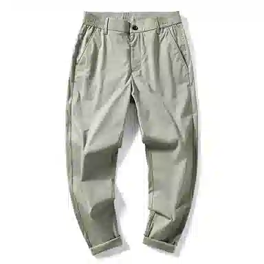 海尔斯 时尚潮牌修身直筒九分裤薄款百搭锥形休闲裤 男款