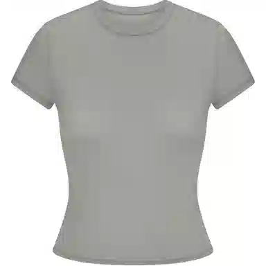 SKIMS FITSEVERYBODY T-SHIRT T SMOKE