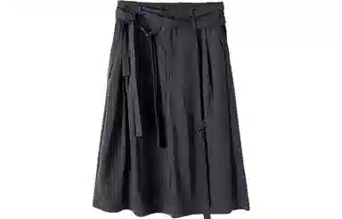 幻象者 原创设计直筒宽松复古中腰五分休闲短裤 男女同款 黑色