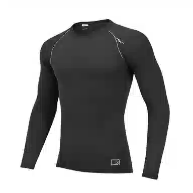 浪莎 运动透气服骑行训练长袖健身衣 男款