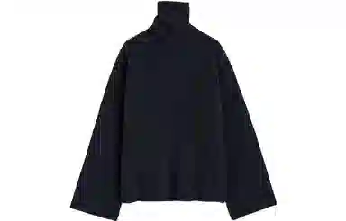 TOTEME FW23 Ribbed Turtleneck Sweater Navy