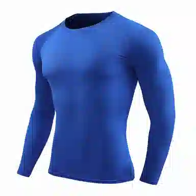 浪莎 高弹运动服速干跑步直筒长袖健身衣 男款