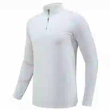 浪莎 半拉链速干透气运动户外跑步健身衣 男款