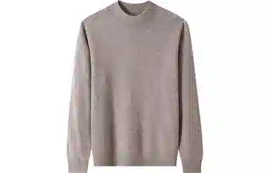 恒源祥 纯色半高领针织套头毛衣 女款