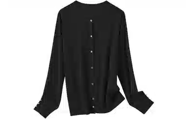 恒源祥 精纺圆领长袖薄款开衫毛衣 女款