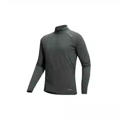 浪莎 户外轻薄速干运动弹力抗皱跑步长袖健身衣 男款