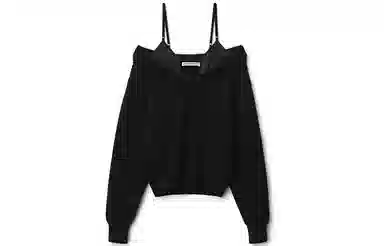 Alexander Wang SS22 Satin Strap Sweater