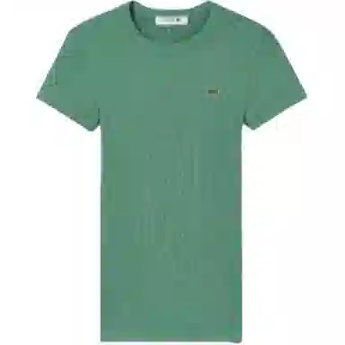 Lacoste Embroidered Crew Neck T-Shirt White