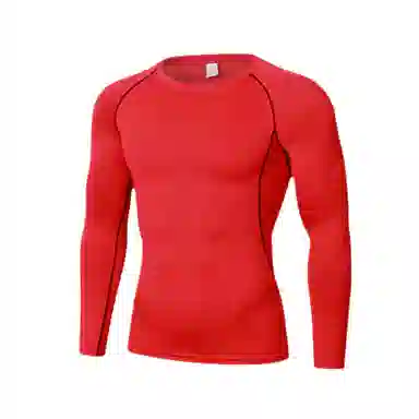 浪莎 精英长袖运动紧户外篮球健身衣 男款