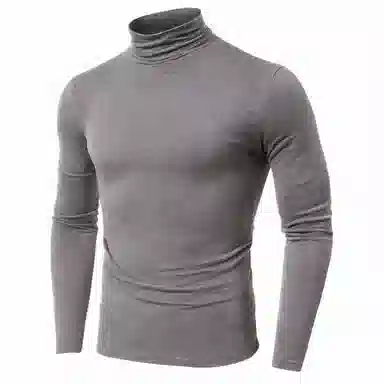 浪莎 长袖欧美运动高领休闲健身衣 男款