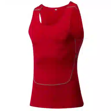 玉儿恋 紧身训练男子运动篮球跑步背心弹力排汗速干背心健身衣 男款