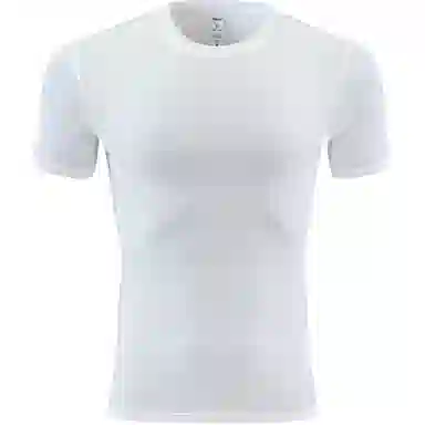 浪莎 运动服弹力紧身短袖健身衣 男款