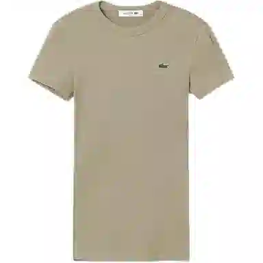 Lacoste Embroidered Crew Neck T-Shirt White