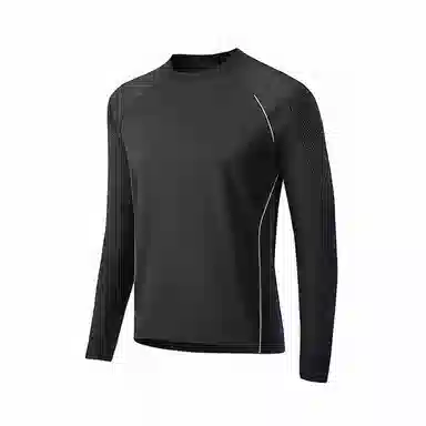 浪莎 运动休闲圆领长袖健身衣 男款