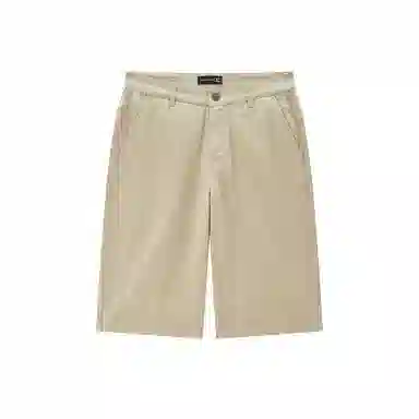 佐丹奴 纯色百搭舒适五分休闲短裤 男款