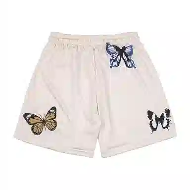 Material Formula Loose Fit Basketball Pants Beige