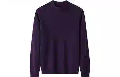 恒源祥 纯色半高领针织套头毛衣 女款