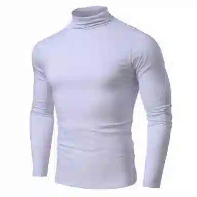 浪莎 长袖欧美运动高领休闲健身衣 男款