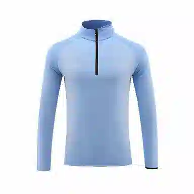 浪莎 运动半拉链立领长袖健身衣 男款