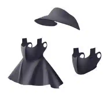 【三件套 UPF50+】 艾佳微 轻量化户外速干透气骑行运动跑步防紫外线遮全脸一体可拆卸 冰丝 防晒帽 男女同款情侣款