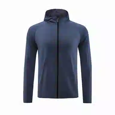 浪莎 合身休闲连帽空白版训练长袖健身衣 男款