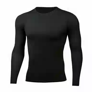 浪莎 紧身训练运动跑步长袖 排汗速干衣健身衣 男款