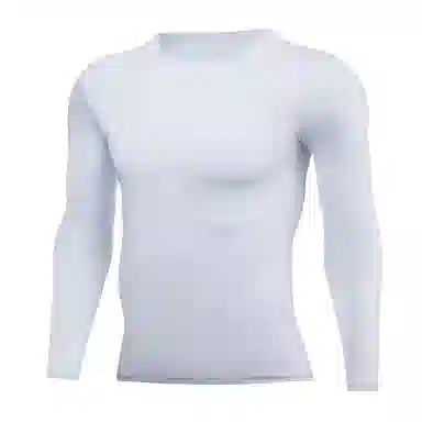 浪莎 紧身训练运动跑步长袖 排汗速干衣健身衣 男款