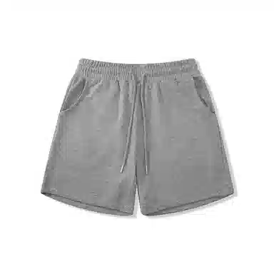 我是大卫 男士夏季健身房韩版潮流百搭宽松时尚纯色运动风休闲短裤 男款 灰色