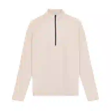 浪莎 高领修身加绒半拉链跑步训练长袖健身衣 男款