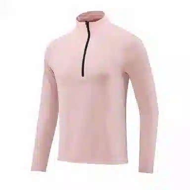 浪莎 半拉链跑步速干长袖健身衣 男款