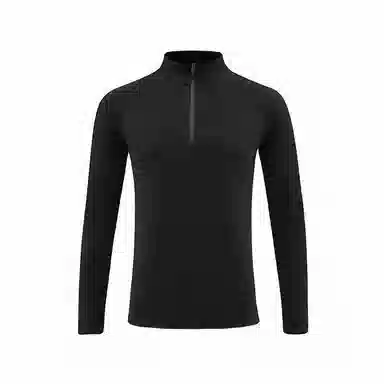浪莎 运动半拉链立领长袖健身衣 男款