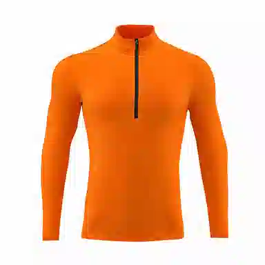 浪莎 户外长袖半拉链跑步健身衣 男款