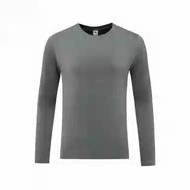 浪莎 运动长袖简约圆领纯色百搭健身衣 男款