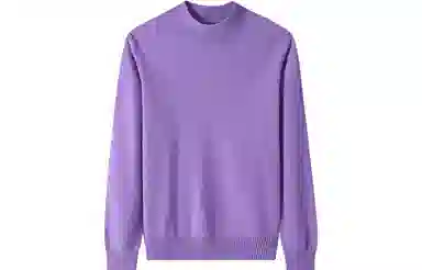 恒源祥 纯色半高领针织套头毛衣 女款